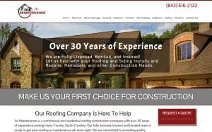 1st Maintenance website