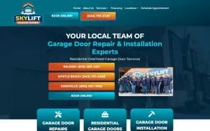 Skylift Garage Doors of Myrtle Beach website