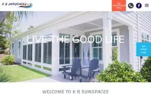 K B Sunspaces website