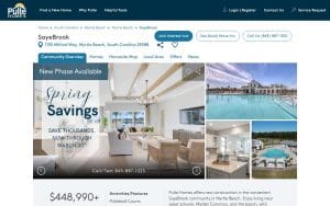 Pulte Homes in SayeBrook