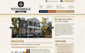 Westbridge Homes website