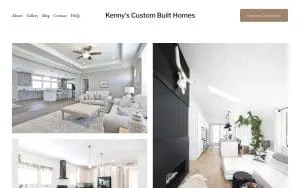 Kenny's Custom Built Homes website