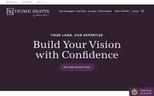 HomeSights by Hunter Quinn Homes website