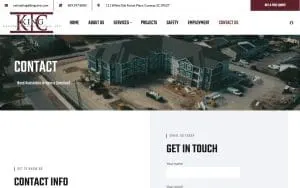 King Construction Services, Inc. website