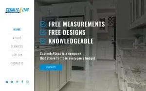 Cabinets 4 Less and Flooring website
