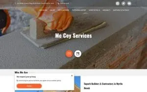Mc Coy Services website