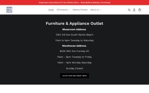 Furniture Appliances Outlet, Myrtle Beach