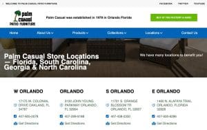Palm Casual Patio Furniture Myrtle Beach