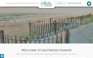 Saltwater Grande website