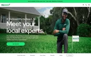 TruGreen Lawn Care of Myrtle Beach website