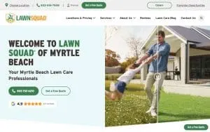 Lawn Squad of Myrtle Beach website