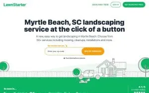 LawnStarter Landscaping of Myrtle Beach website