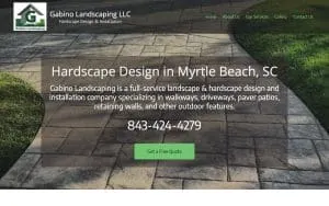 Gabino Landscaping LLC website