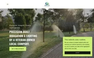 Wave Line Irrigation website