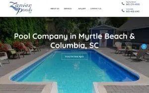 Lanier Pools LLC website