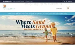 Grand Atlantic Ocean Resort website