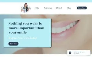 Teeth Whitening with Allison website