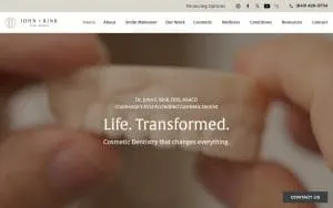 Charleston Center for Cosmetic and Restorative Dentistry | Dr. John F. Rink, DDS, AAACD website