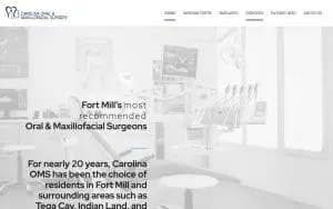 Carolina Oral & Maxillofacial Surgery of Fort Mill website