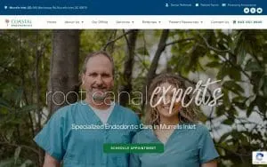 Coastal Endodontics website