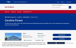CareNow Urgent Care - Carolina Forest