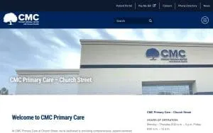CMC Primary Care - Church Street website