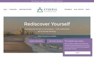 Etheria Counseling website