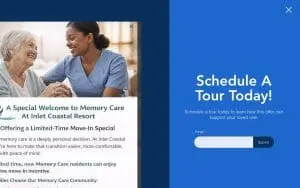 Inlet Coastal Resort Assisted Living and Memory Care website