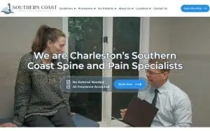 Southern Coast Spine & Pain Specialists of Summerville website