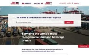 East Coast Warehouse & Distribution Corp of North Charleston website