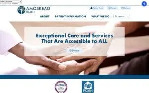 Amoskeag Health website