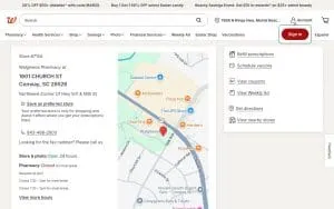 Walgreens of Lincoln website
