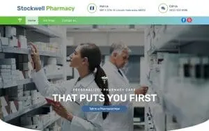 Stockwell Pharmacy website