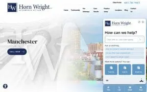 Horn Wright, LLP of Manchester website
