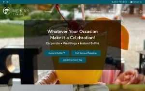 Celebrations Distinctive Catering of Manchester website