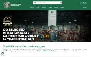 Old Dominion Freight Line of Mesa website
