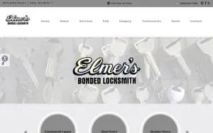 Elmer's Locksmith website