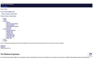 Platinum Roofing of Gardner website