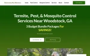 Community Pest Solutions of Ann Arbor website