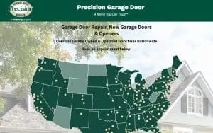 Precision Garage Door of Southeast Michigan (Ann Arbor) website