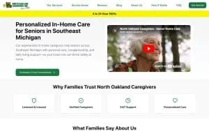 North Oakland Caregivers website