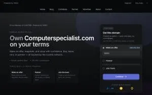 The Computer Specialist website