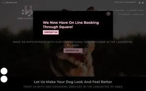 H&M Grooming Salon website