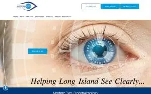 ModernEyes Ophthalmology website