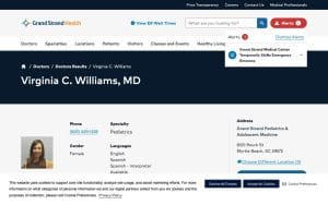 Dr. Virginia Williams