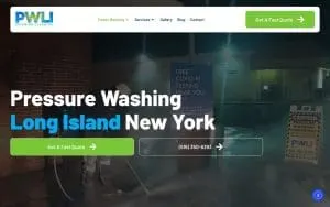 Pressure Wash Long Island of Melville website