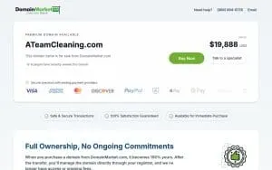Ateam Cleaning website