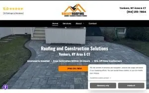 Valley Roofing And Construction of New Rochelle website