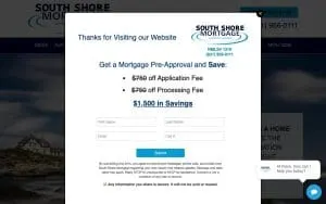 South Shore Mortgage of North Bay Shore website