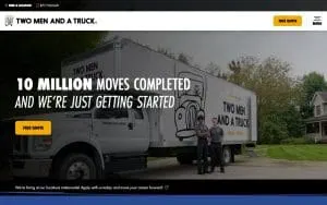 Two Men and a Truck Moving and Storage of North Bellmore website